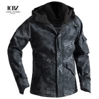 China Woodland Camouflage Men's Tactical Combat Jacket Hoody Winter Coat Uniform Waterproof on sale