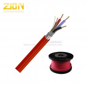 China 4 Core 1.00mm2 Shielded FRLS Fire Resistant Cable for Installation in Fire System supplier