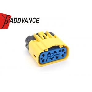 China 1855-0107919A 14 Pin Sealed PBT FCI Auto Waterproof Connector Yellow Color supplier
