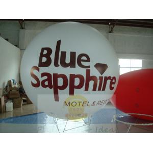 Colorful Giant Advertising Balloons 3m Diameter Silk Printing