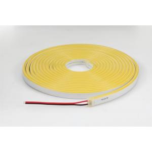 Yellow 6 X 12mm IP65 LED Neon Rope Light DC 12V Neon Flex LED Strip For Sign Decorate