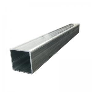 Mild Carbon Galvanised Steel Pipe Square Iron Zinc Coated Gi Rectangular 14mm