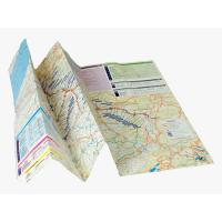 China Soft Waterproof Map Printing Services PMS CMYK Custom Finishing on sale