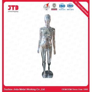 Male And Female Whole Body Mannequins Chrome Plated