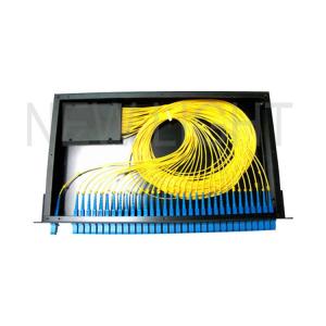 1*8 1*16 1*32 19 Inch Fiber Optic Splitter Types / Rack Mount Fiber Splitter Box