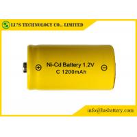 China 1.2V C 1200mah Nickel Cadmium Battery For Cordless Phones / Digital Cameras on sale