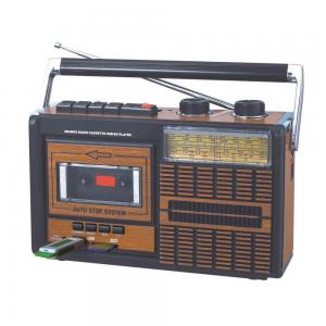 China DC 6V Portable Radio Player With Tape Playback Recording multifunctional supplier