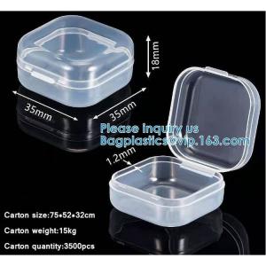 China Plastic Beads Storage Containers Box, Storage Of Small Items Crafts, Hinged Lid, Jewelry, Hardware supplier