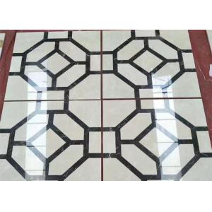 Polished Marble Floor Tile , Natural Stone Building Materials Modern Design