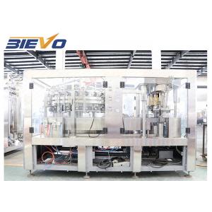 ISO 9001 SUS 304 200ml Can Beverage Filling Machine 6000cph Tin Packing Machine