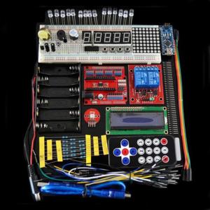 Electronic Starter kit for Arduino with UNO R3 Breadboard Relay L293D Motor Driver Module Shield