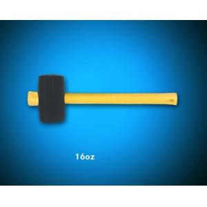 French type rubber hammer with plastic handle