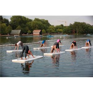 China Professional Yoga Floating Mat Inflatable Fire Resistant For Athletic Contest supplier