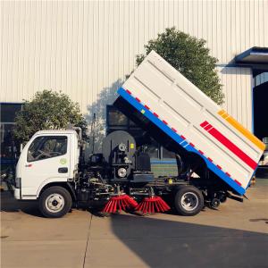 Small Road Sweeping Truck 5000 Liters 4.2m3 Dust Bin 90km/H