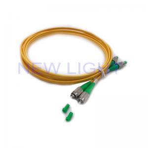 China LSZH 2.0 Mm Duplex Optical Fiber Cable G657A1 SC / E2000 / FC / ST supplier