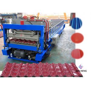 China Steel Plate Wall Roof Panel Roll Forming Machine 380V 50Hz 3 Phases\ supplier