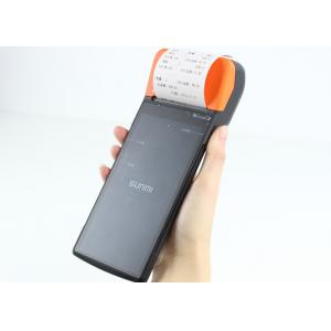 China Multi - Touch Portable POS Terminal 6 Inch Screen Handheld Gps Nfc Wifi supplier