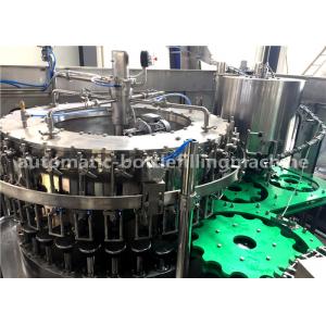 China Carbonated Soda Beverage Glass Bottle Filling Machine / Packaging Equipment supplier