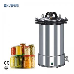 China Digital Display Steam Pressurized Sterilizer Autoclave Retort 24 L For Canned Food supplier