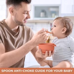 Harmless Practical Silicone Feeding Bowl , Anti Slip Weaning Suction Bowls