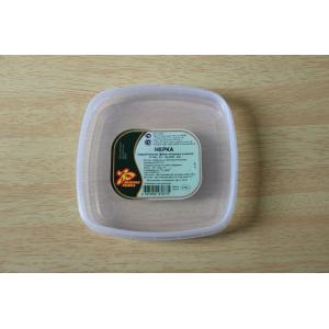 Food box / container Square plastic PE lids with custom printing sticker / tag