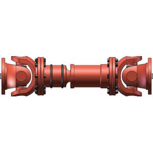 China High Torque Cardan Shaft Coupling Zero Rotary Clearance Rust Resistant supplier
