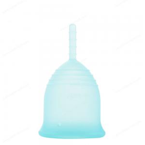 Menstrual Cup With Ring Stem Reusable For Up To 10 Years Easy Removal 28 Ml 12 Hour No Spill Pad And Tampon Alternative