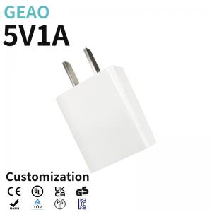 5V 1A USB Wall Charger For Cell Phone IP20 Protection Grade RoHS