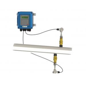 China SD Memory Wall Mount Ultrasonic Flow Meter , DN50 - 700 Sewer Flow Meter supplier