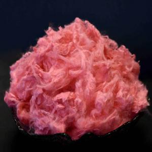 Pink Biodegradable Natural Fibres Cotton Pulp Short Staple Fiber