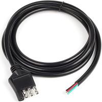 OD0.8 4 Pin Trailer Wiring Harness Power Cord SAE Extension Cord