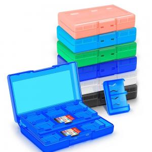 China Wholesale 24 In 1 Game Card Case Holder Portable Storage Box NS Lite Protective Cover Hard Shell Accessories supplier