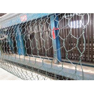 Flood Control Gabion Wire Mesh , Wire Mesh Fencing Rolls Easy Transportation