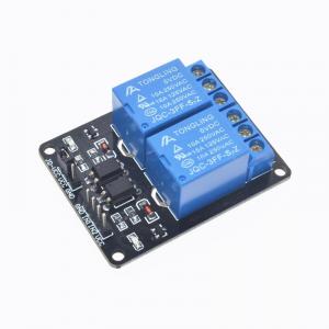China DC 5V 2 Channel Control Relay Module Low Level Trigger Normally Closed supplier