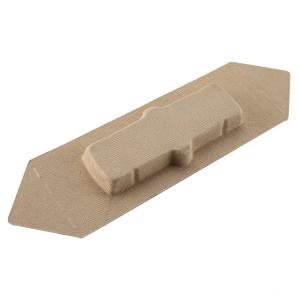 Biodegradable Paper Recyclable Bamboo Pulp Tray Triangle Toy Lower