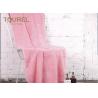 5 Star Hotel Bath Towels 16s White Pink Quick Dry Hotel Living Towels