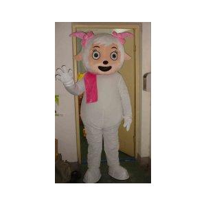 China white rabbits mascot cartoon cosplay costume wholesale