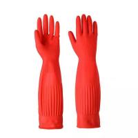China Isolation Dirty Extra Long Cleaning Gloves 38CM Extra Long Washing Up Gloves on sale