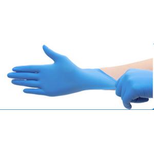 China Nitrile Latex Free Long Cuff 22 Mil Disposable Examination Glove supplier