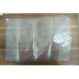 China Plain Heat Resisting 3 - Side Food Vacuum Seal Bags With Degassing Valve supplier