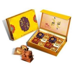 Custom Size Accepted Food Packing Boxes Traditional Mooncake Box