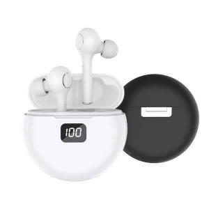 FCC Lightweight Bluetooth Headphones Digital Power Display In Ear Earbuds