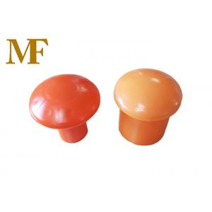 Customized plastic Rebar Safety Caps , Plastic Rebar Mushroom Cap / Steel Bar Cap