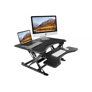China Mdf Density Board Height Adjustable Standing Desk , Home Stand Up Computer Desk supplier