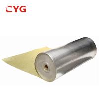 China Customized Length HVAC Insulation Foam Aluminum Foam Panel Backed Glue Durable on sale