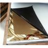 China 304 mirror color stainless steel sheet with colors ROSE, GOLD, BLACK, GREEN,BRONZE wholesale