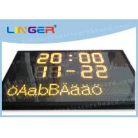 China Swedish Language Text Sign Led Electronic Scoreboard with Computer Software Controller on sale