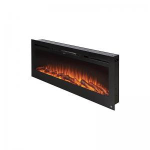 Electric 1500w 50" Decorative 15 Colors Flame Wall Mounted Recessed LED Fireplaces Heater