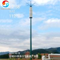 China 5G Telecom Antenna Guyed Pole Tower Powder PVDF Coating For Landscaping on sale