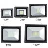 SMD 20w Driverless 240 Volt Led Flood Lights , Waterproof Black Outdoor Flood